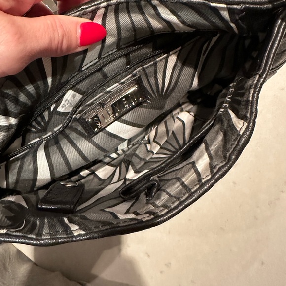Steven by Steve Madden - black leather shoulder purse - Picture 7 of 8